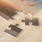 Blue Sky Sunrise Clouds Schilderachtig Afbeelding  Legpuzzel (Zijkant)