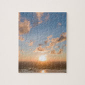 Blue Sky Sunrise Clouds Schilderachtig Afbeelding Legpuzzel (Verticaal)