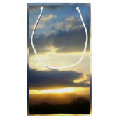 Blue Sky Sunset Gift Bag Klein Cadeauzakje (Achterkant)