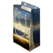 Blue Sky Sunset Gift Bag Klein Cadeauzakje (Voorkant Gekanteld)