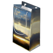 Blue Sky Sunset Gift Bag Klein Cadeauzakje (Achterkant Gekanteld)