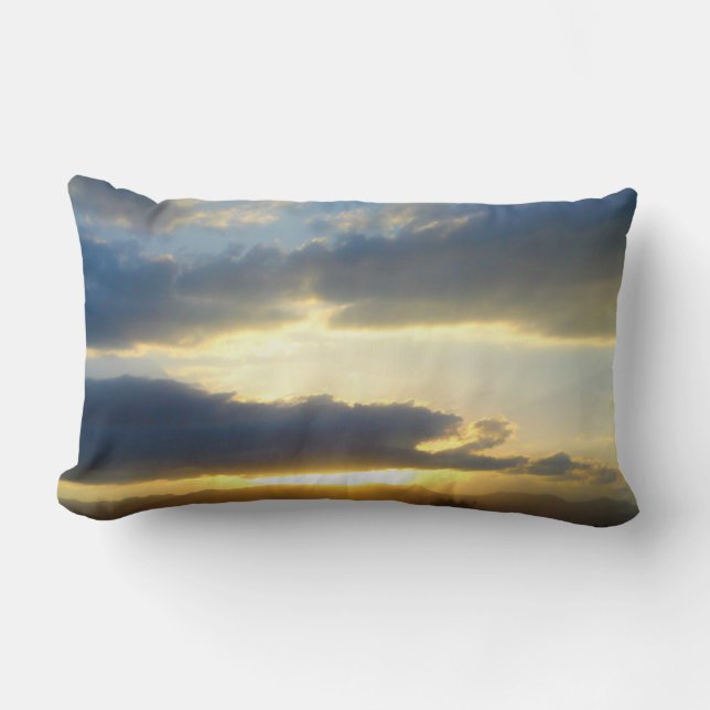 Blue Sky Sunset Pillow Kussen (Voorkant)