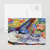 Blue Sky Tea Briefkaart (Voorkant / Achterkant)