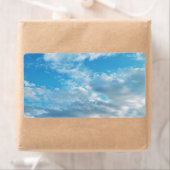 Blue Sky Theme Verzendlabels Etiket (Insitu)
