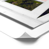 Blue Sky Tranquil Zee Uitzicht Fake Window Poster (Hoek)