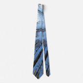 Blue Sky Trees Camo Stropdas (Voorkant)