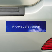 Blue Sky Unieke Chique Modern Minimaal Bumpersticker (Op auto)