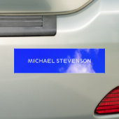 Blue Sky Unieke Chique Modern Minimaal Bumpersticker (Op auto)