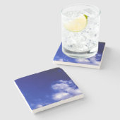 Blue Sky Unieke Chique Modern Minimaal Stenen Onderzetter (Zijkant)