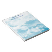  Blue Sky Vanaf het bureau van Notitieblok (Schuin)