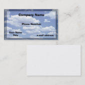 Blue Sky Visitekaartje (Voorkant / Achterkant)