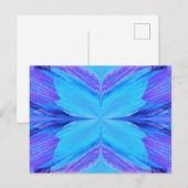 blue sky-vlinder briefkaart (Voorkant / Achterkant)