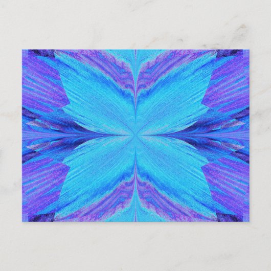 blue sky-vlinder briefkaart (Voorkant)