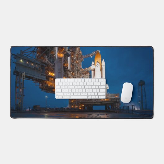 Blue Sky voor Space Shuttle Atlantis Lancering Bureaumat (Keyboard & Muis)