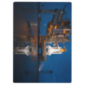 Blue Sky voor Space Shuttle Atlantis Lancering Klembord (Achterkant)