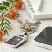 Blue Sky voor Space Shuttle Atlantis Lancering Sleutelhanger (Zijkant)