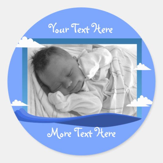 Blue Sky & Water Lijst Stickers (Voorkant)