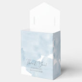 Blue Sky Waterverf Boy Baby shower Bedankdoosjes (Geopend)