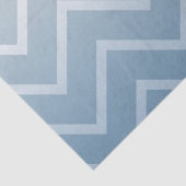 Blue Sky White Chevron Tissuepapier (Detail)