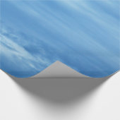 Blue Sky White Clouds Background skies hemel Cadeaupapier (Hoek)