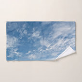 Blue Sky White Clouds Bad Handdoek (Handdoek)