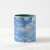 Blue Sky White Clouds Coffee Tea Soup Cup Mok (Midden)