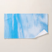 Blue Sky White Clouds Elegant Custom Sjabloon Handdoek (Handdoek)