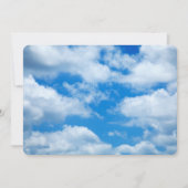 Blue Sky White Clouds Heavenly Skies Background (Voorkant)