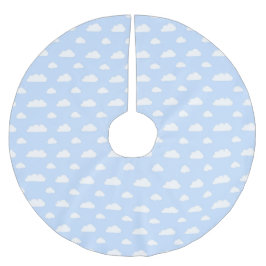 Blue Sky White Clouds - kerstboomrok Kerstboom Rok