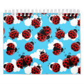 Blue Sky White Clouds Red Ladybug Beetle Kalender (Hoes)