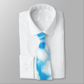 Blue Sky White Clouds Stropdas (Gebonden)