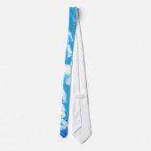 Blue Sky White Clouds Stropdas (Achterkant)