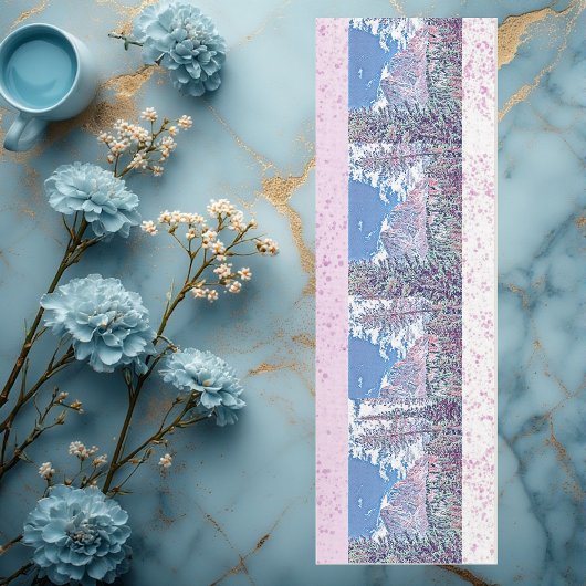 Blue Sky White Snow Mountain Meditatie Retraite Yogamat