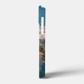 blue sky with red and dark clouds reflected on sea Case-Mate iPhone case (Achterkant / Links)