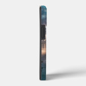 blue sky with red and dark clouds reflected on sea Case-Mate iPhone case (Achterkant / Rechts)