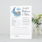 Blue Sleepy Beer Voorspelling en Advies Kaart (Staand voorkant)