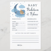 Blue Sleepy Beer Voorspelling en Advies Kaart (Voorkant)