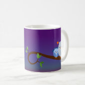 Blue Sleepy Ownership Personalized Mug Koffiemok (Voorkant rechts)