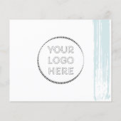 Blue Small Business Tumbler Cup Instructies Flyer (Achterkant)