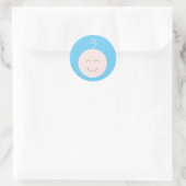 Blue Smile Baby Sticker (Tas)