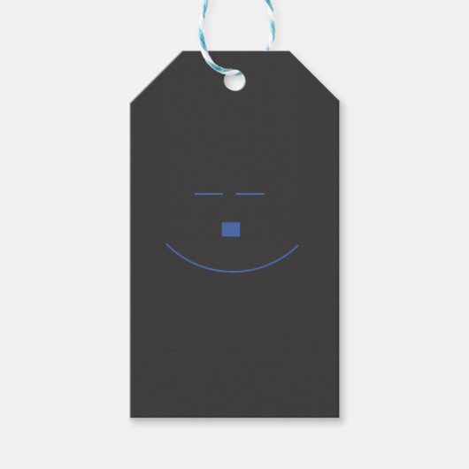 Blue Smile Cft-Label Cadeaulabel (Voorkant)