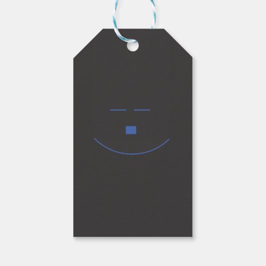 Blue Smile Cft-Label Cadeaulabel (Achterkant)