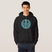 Blue Smile Face Happy  Smiling Face Cute Peace Kid Hoodie (Voorkant volledig)