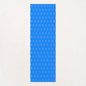 Blue Smile Pattern Yoga Mat (Voorkant)