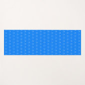 Blue Smile Pattern Yoga Mat (Voorkant (horizontaal))