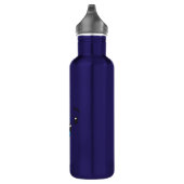 Blue Smiling Kawaii Face Waterfles (Rechts)