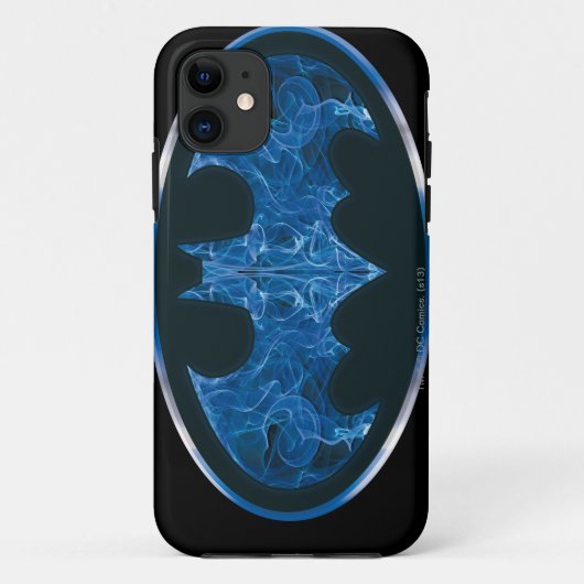 Blue Smoke Bat Symbol Case-Mate iPhone Case (Achterkant)