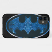 Blue Smoke Bat Symbol Case-Mate iPhone Case (Achterkant (horizontaal))