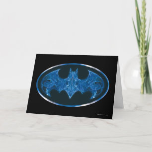 Blue Smoke Bat Symbol Kaart