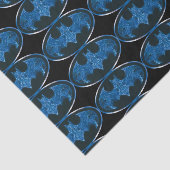 Blue Smoke Bat Symbol Tissuepapier (Detail)